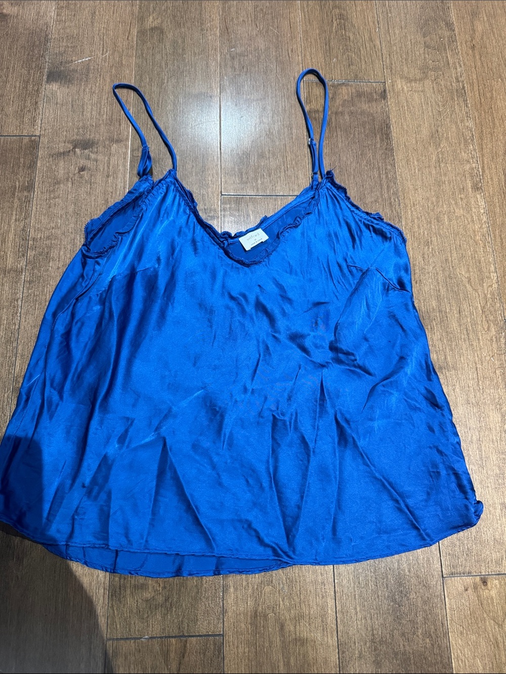 Wilfred Royal Blue Satin Camisole